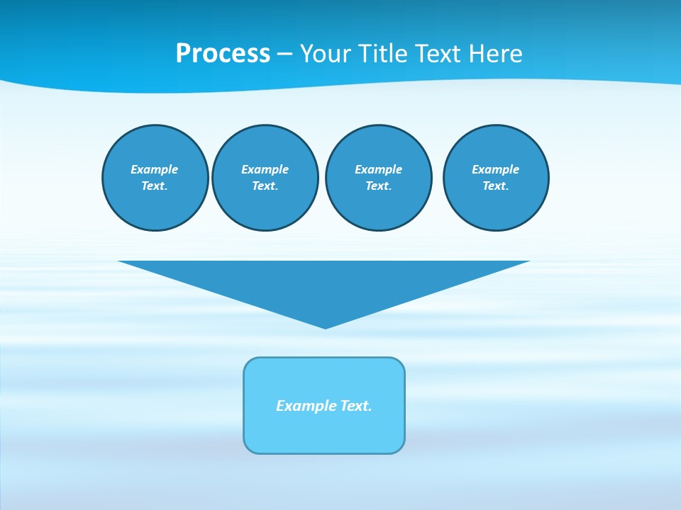 Light Idyllic Waves PowerPoint Template