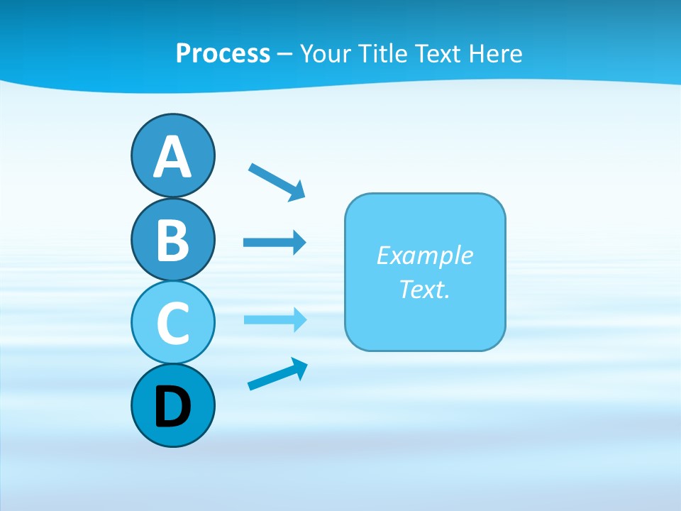 Light Idyllic Waves PowerPoint Template