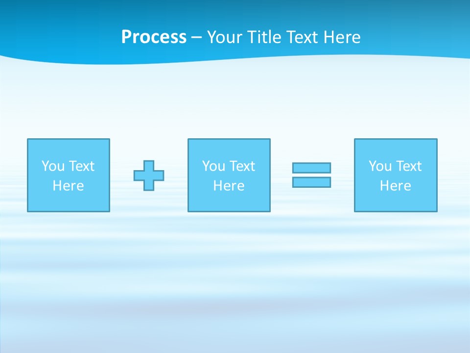 Light Idyllic Waves PowerPoint Template