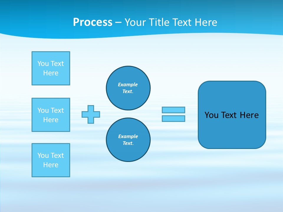 Light Idyllic Waves PowerPoint Template