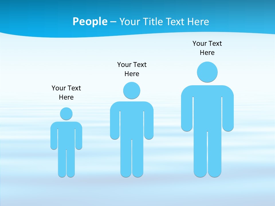 Light Idyllic Waves PowerPoint Template