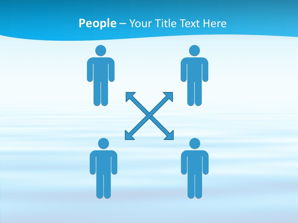 Light Idyllic Waves PowerPoint Template