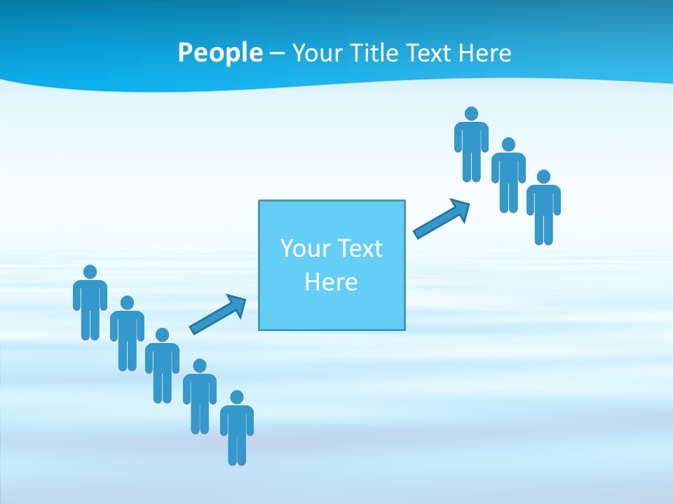 Light Idyllic Waves PowerPoint Template