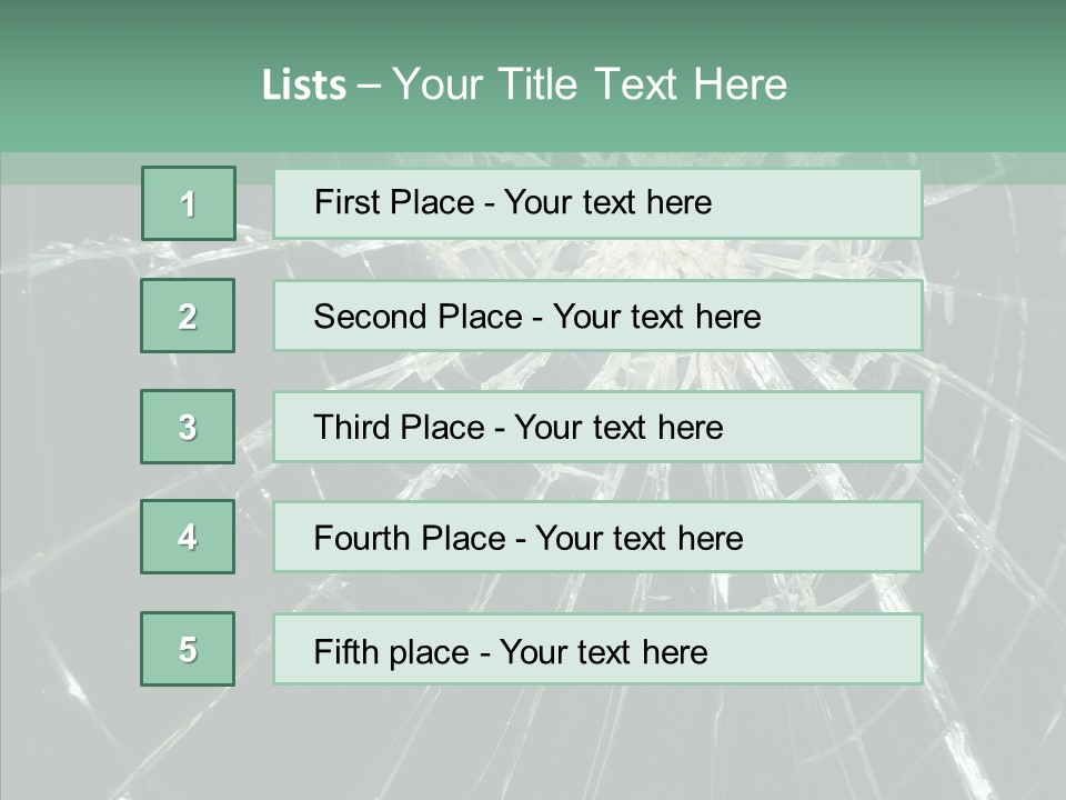 Cold Insecure Windshield PowerPoint Template
