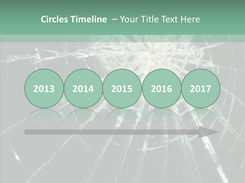 Cold Insecure Windshield PowerPoint Template