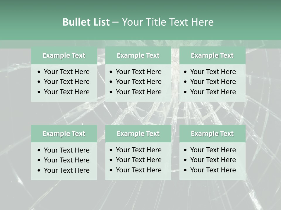 Cold Insecure Windshield PowerPoint Template