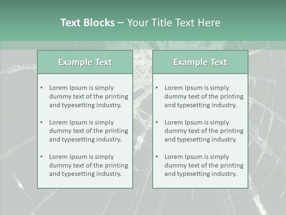 Cold Insecure Windshield PowerPoint Template
