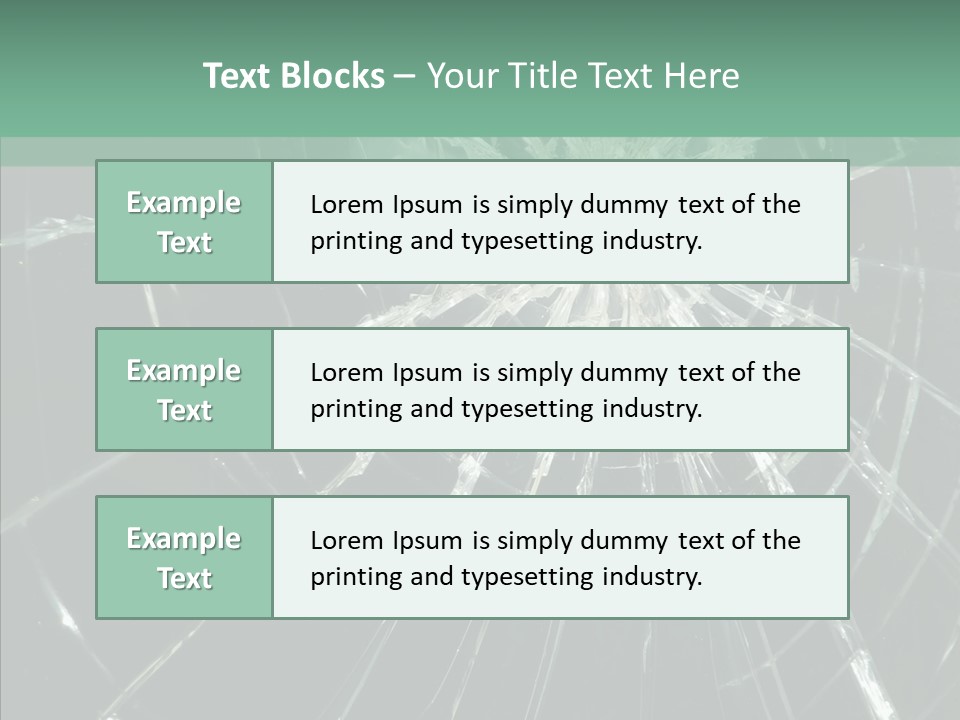 Cold Insecure Windshield PowerPoint Template