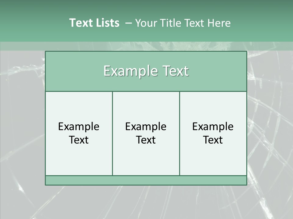 Cold Insecure Windshield PowerPoint Template