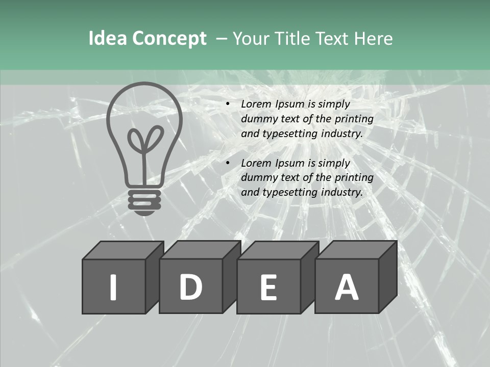 Cold Insecure Windshield PowerPoint Template