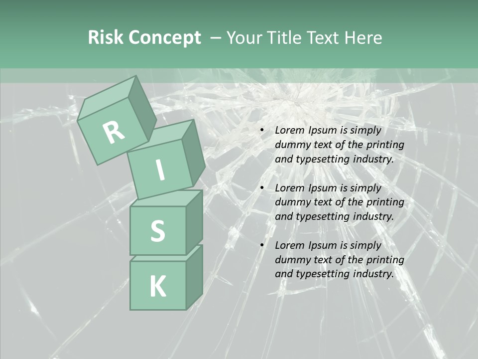 Cold Insecure Windshield PowerPoint Template