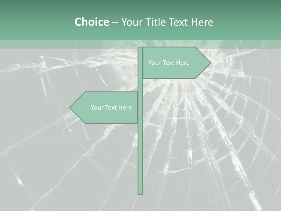 Cold Insecure Windshield PowerPoint Template