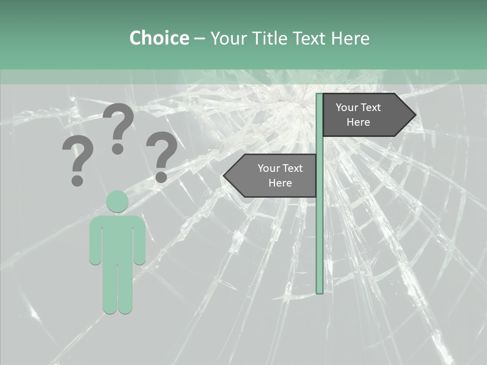Cold Insecure Windshield PowerPoint Template