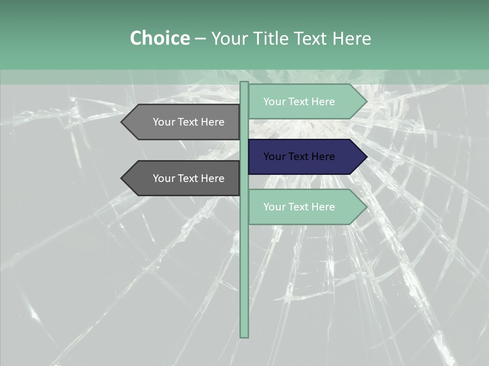 Cold Insecure Windshield PowerPoint Template