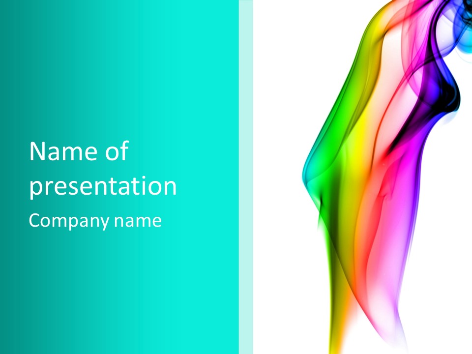 Concept Gaseous Vibrant PowerPoint Template