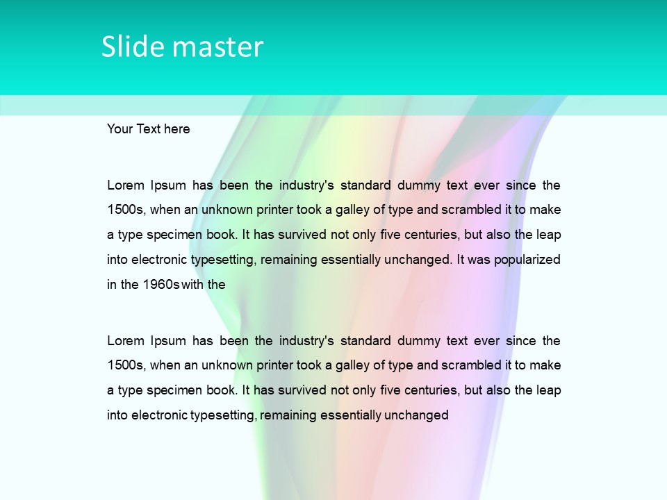 Concept Gaseous Vibrant PowerPoint Template