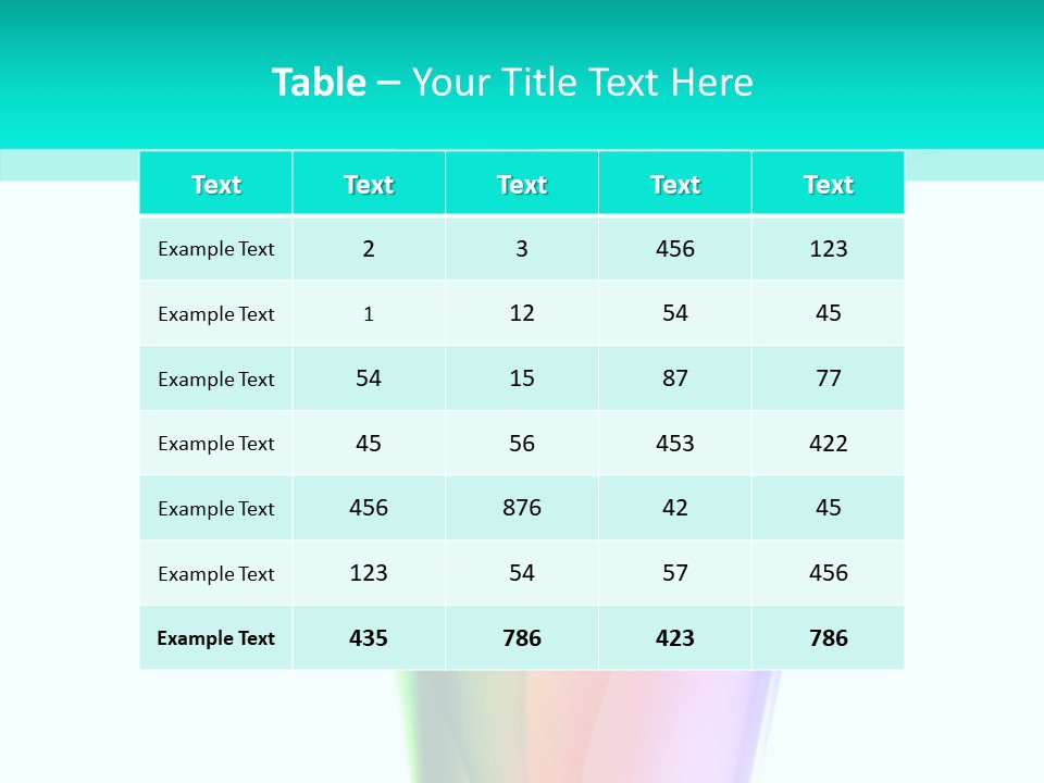 Concept Gaseous Vibrant PowerPoint Template