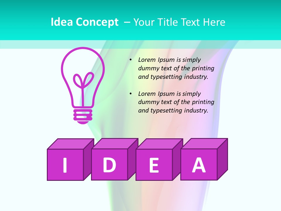 Concept Gaseous Vibrant PowerPoint Template