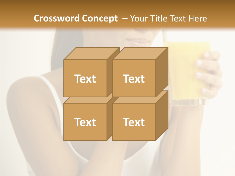 Beautiful Body Glass PowerPoint Template