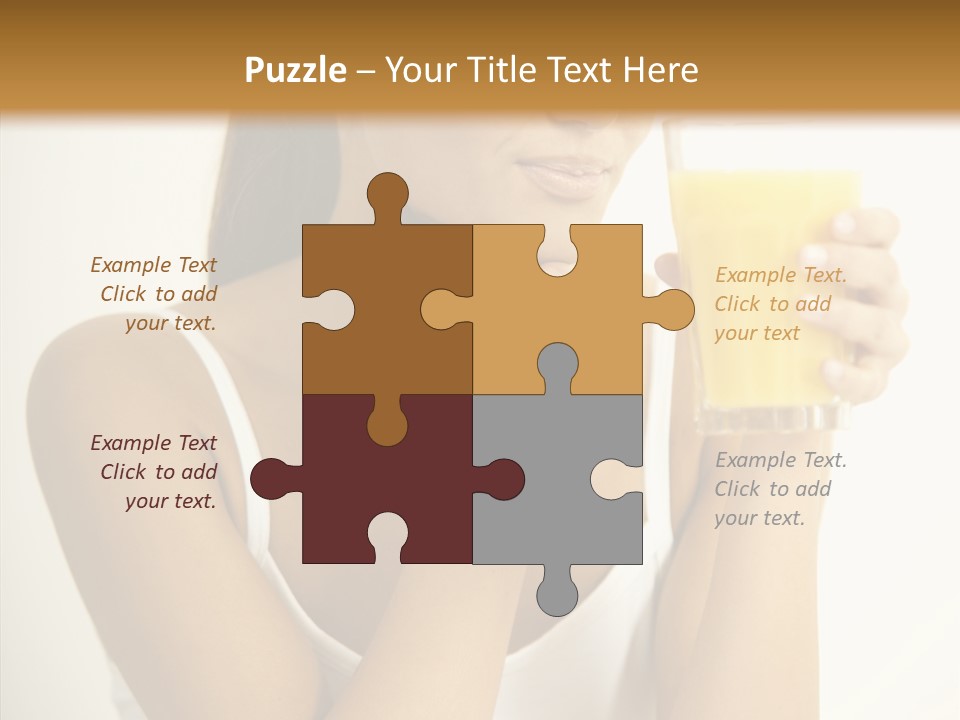 Beautiful Body Glass PowerPoint Template