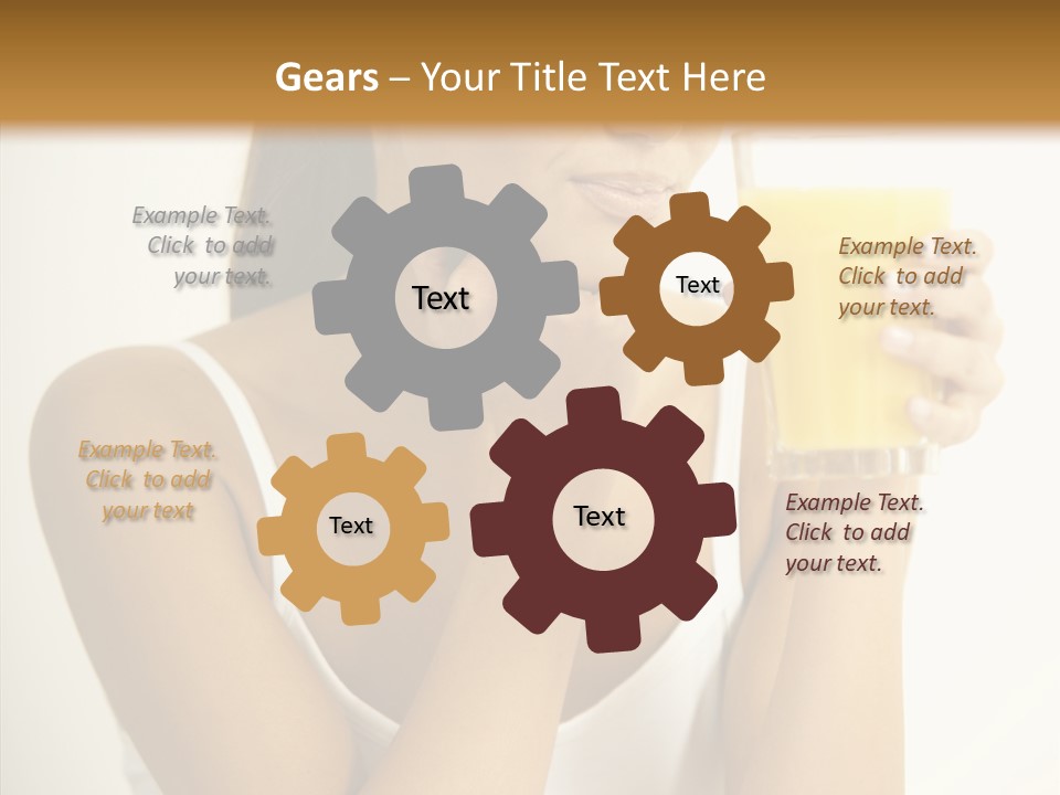 Beautiful Body Glass PowerPoint Template