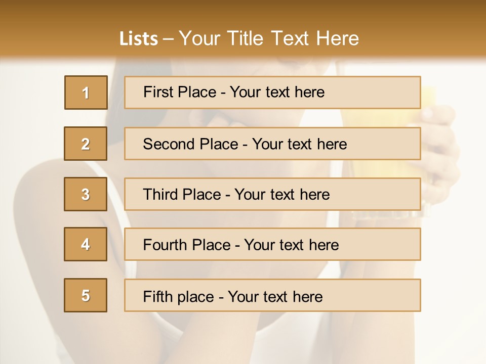 Beautiful Body Glass PowerPoint Template