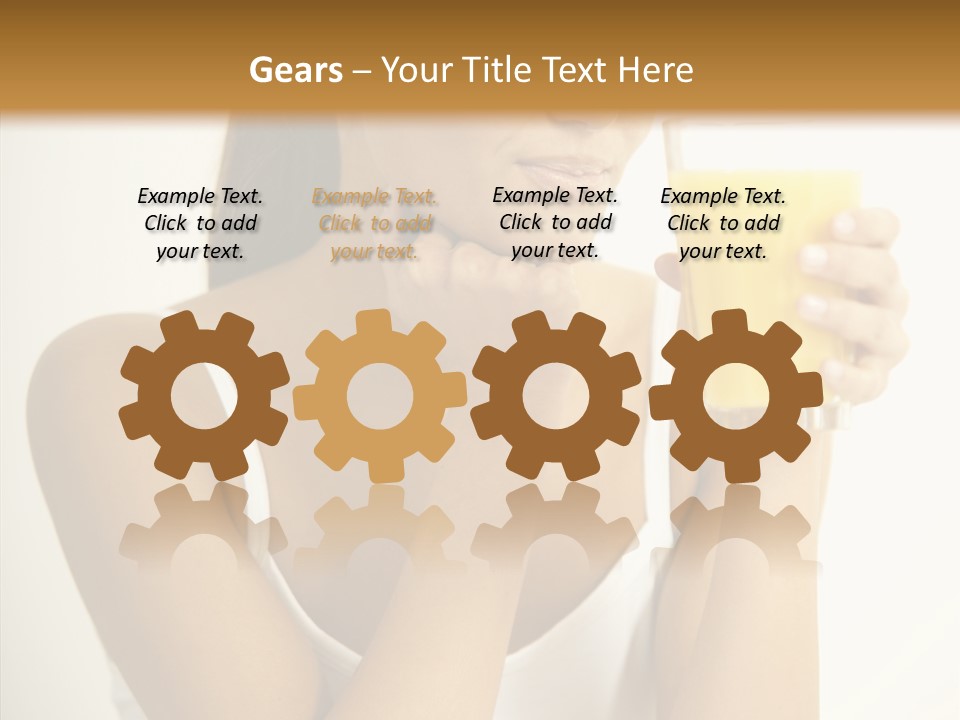 Beautiful Body Glass PowerPoint Template