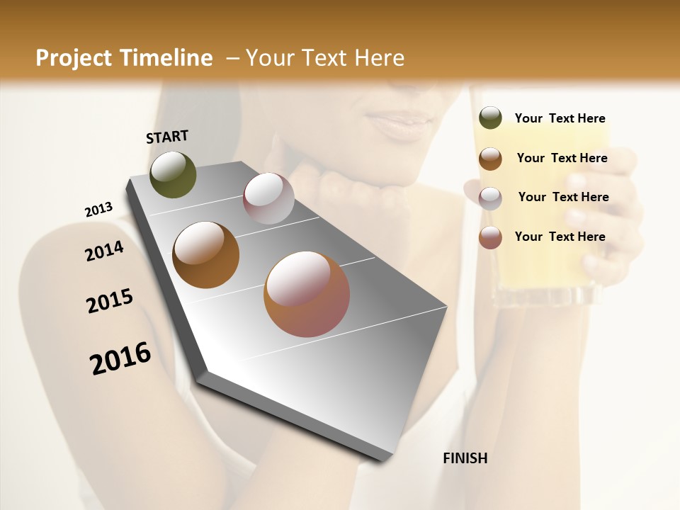 Beautiful Body Glass PowerPoint Template