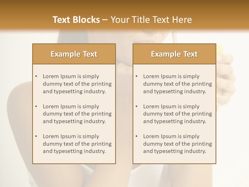 Beautiful Body Glass PowerPoint Template