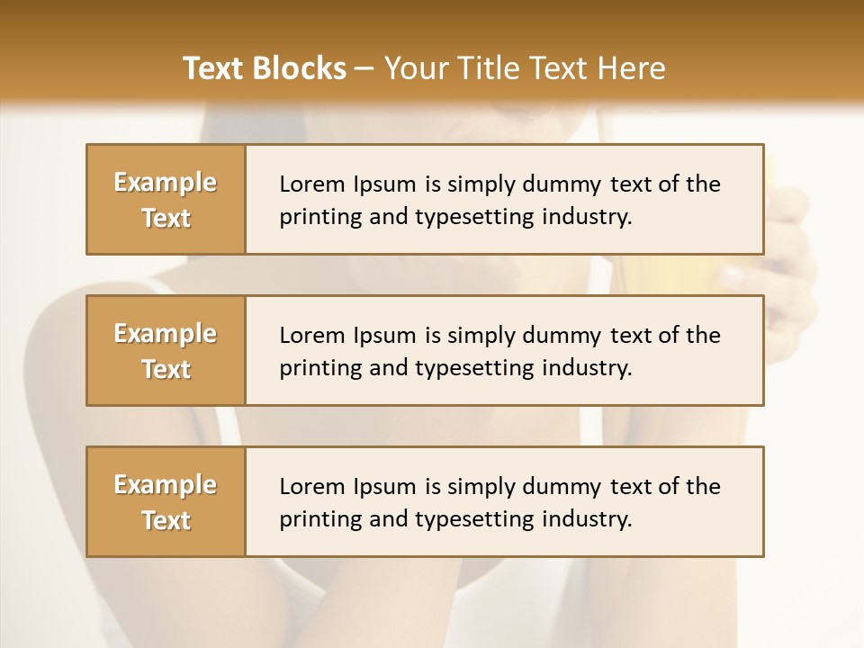 Beautiful Body Glass PowerPoint Template