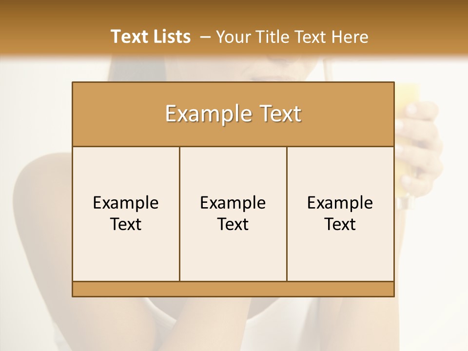 Beautiful Body Glass PowerPoint Template