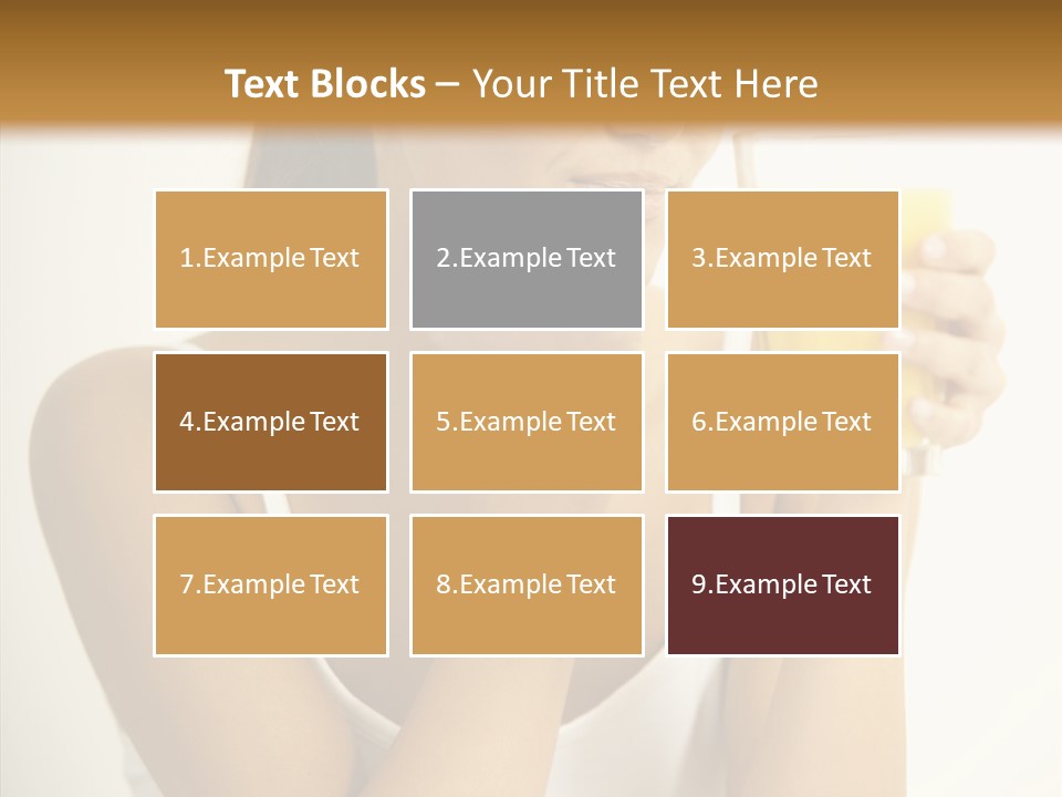 Beautiful Body Glass PowerPoint Template