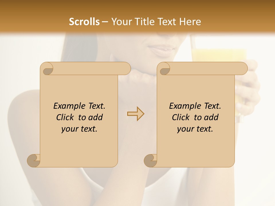 Beautiful Body Glass PowerPoint Template