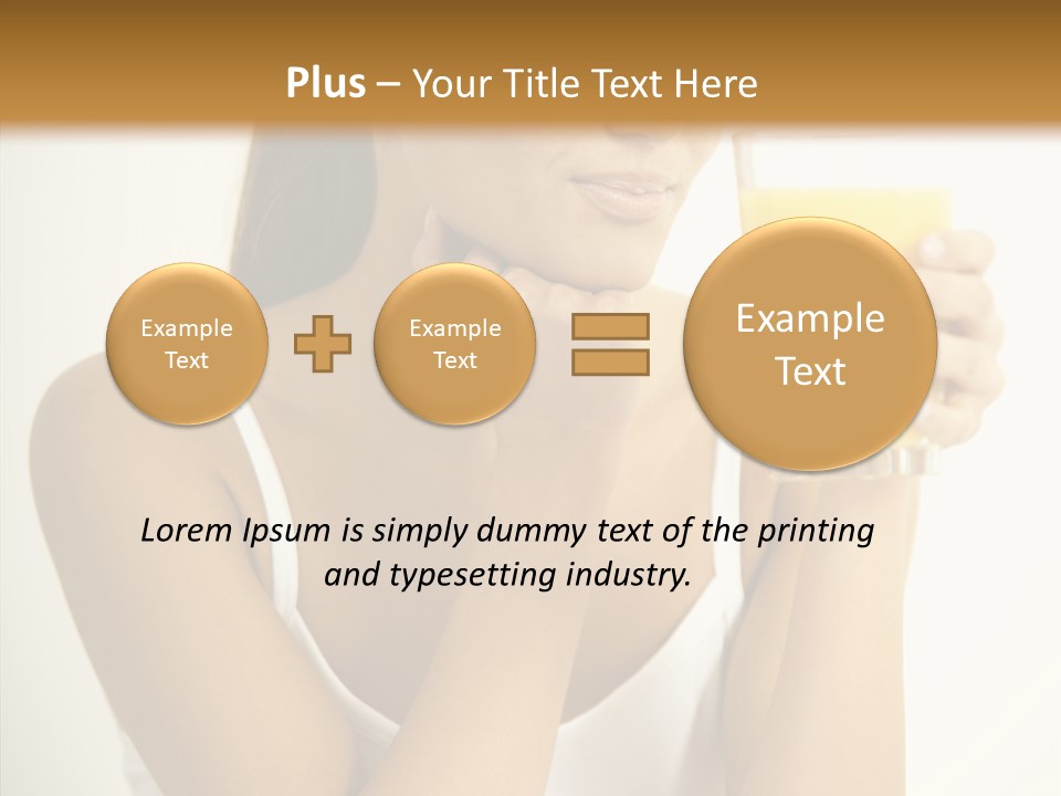 Beautiful Body Glass PowerPoint Template