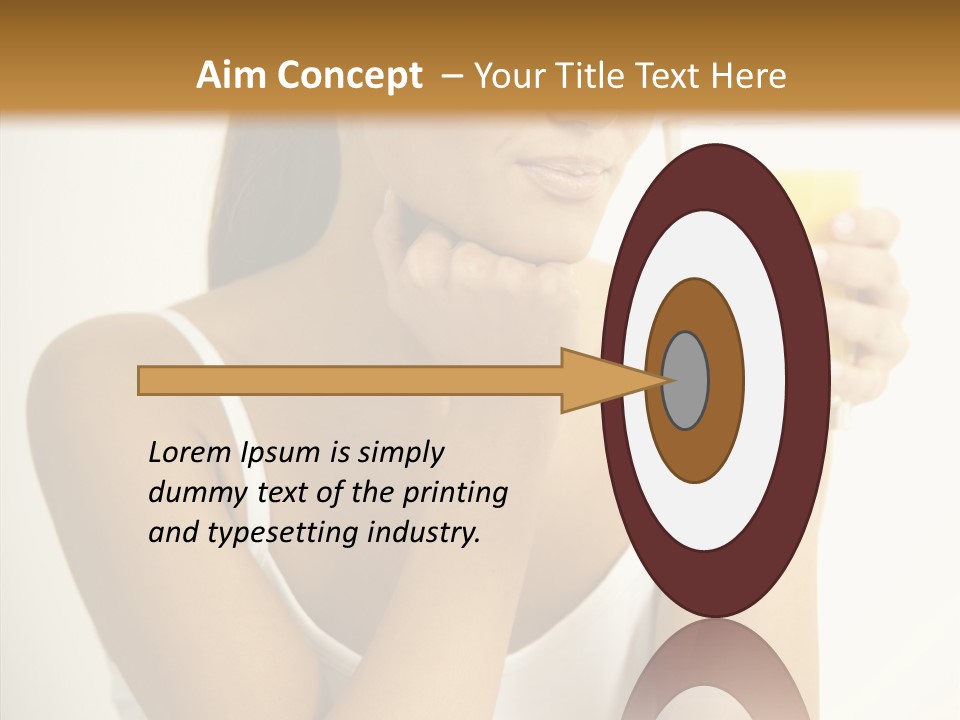 Beautiful Body Glass PowerPoint Template