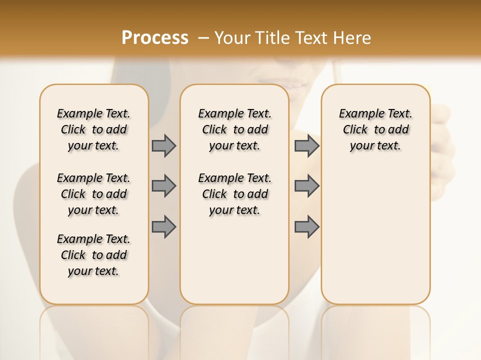 Beautiful Body Glass PowerPoint Template