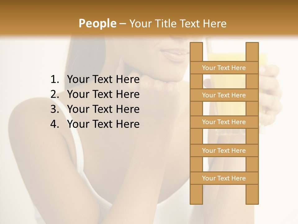 Beautiful Body Glass PowerPoint Template