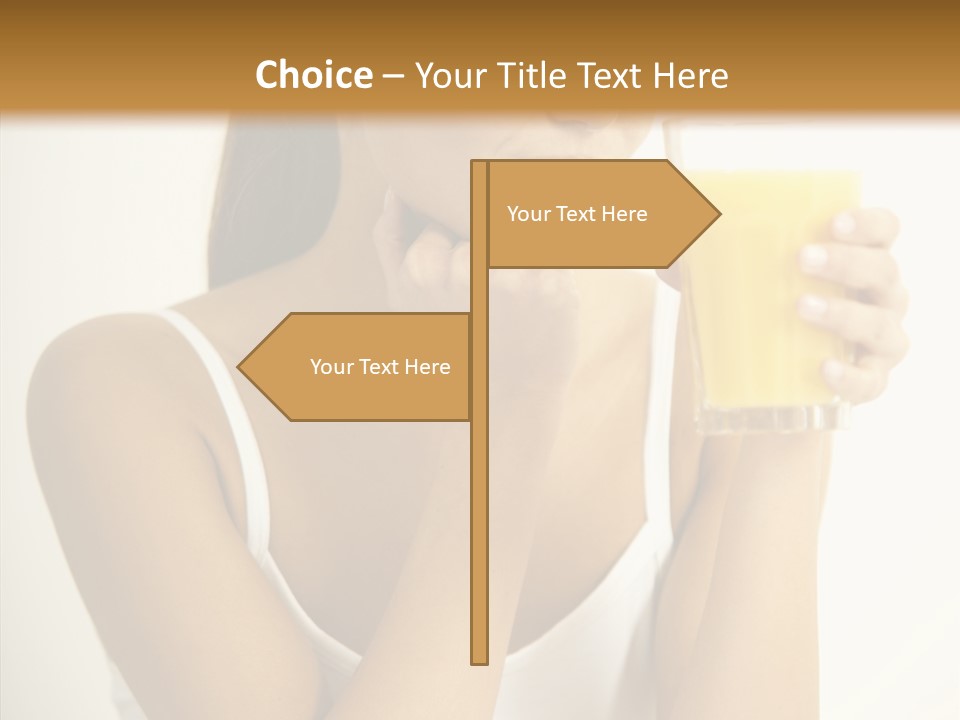 Beautiful Body Glass PowerPoint Template
