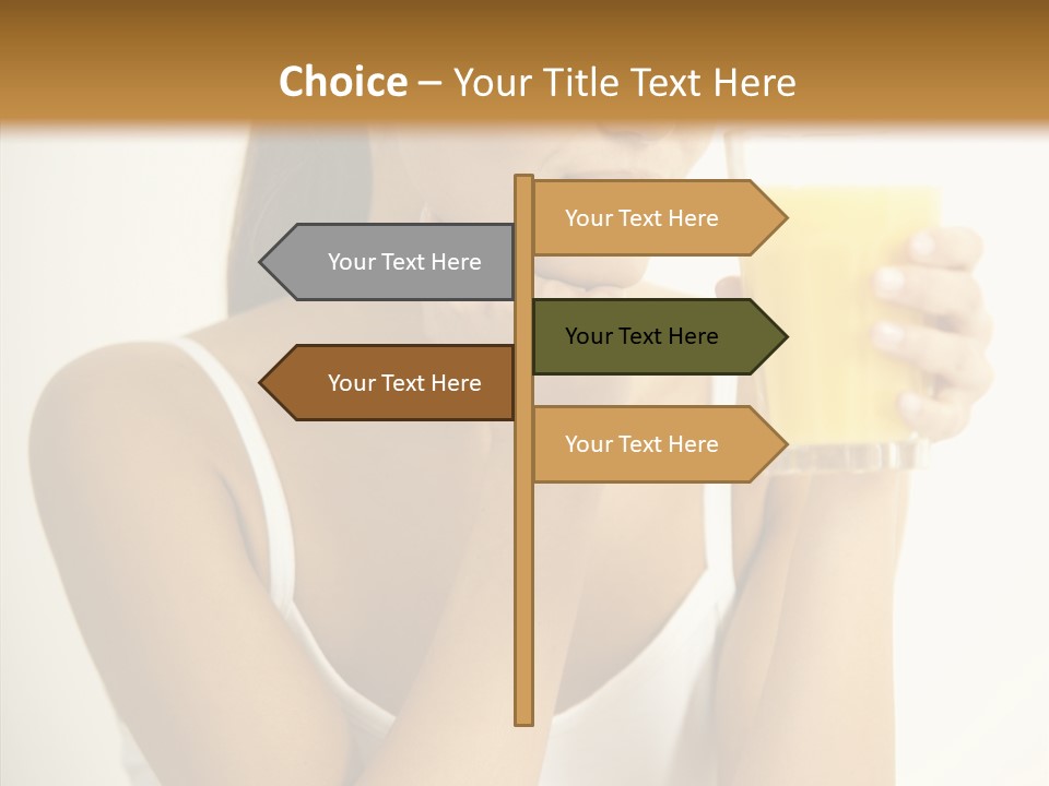 Beautiful Body Glass PowerPoint Template