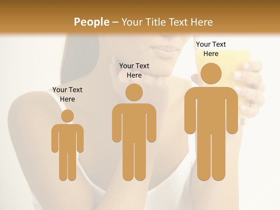 Beautiful Body Glass PowerPoint Template