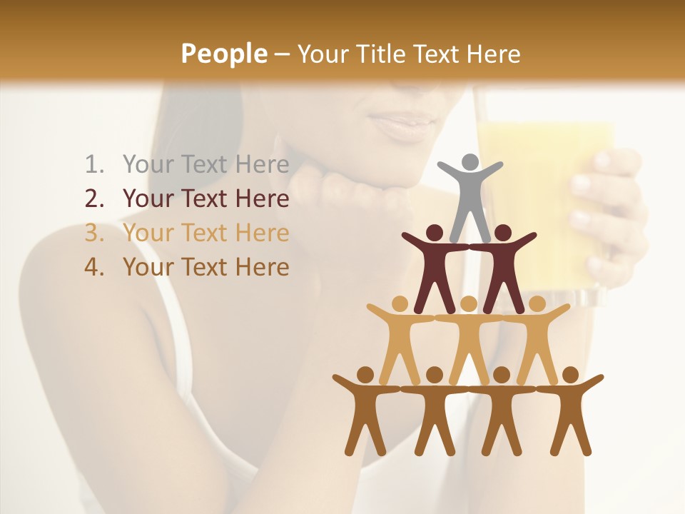 Beautiful Body Glass PowerPoint Template