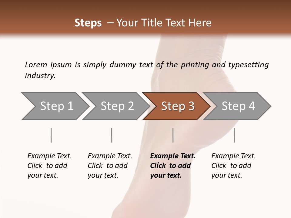 Body Calf Procedure PowerPoint Template