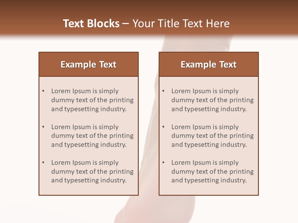 Body Calf Procedure PowerPoint Template
