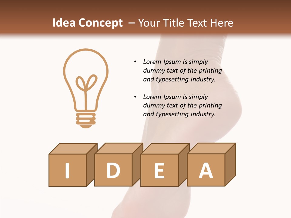 Body Calf Procedure PowerPoint Template