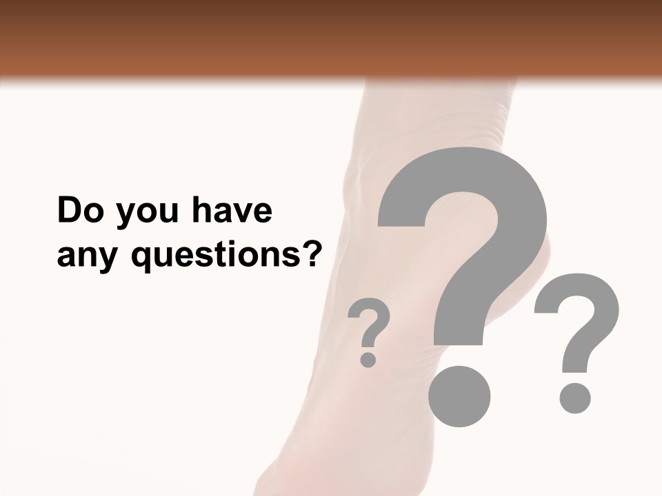 Body Calf Procedure PowerPoint Template