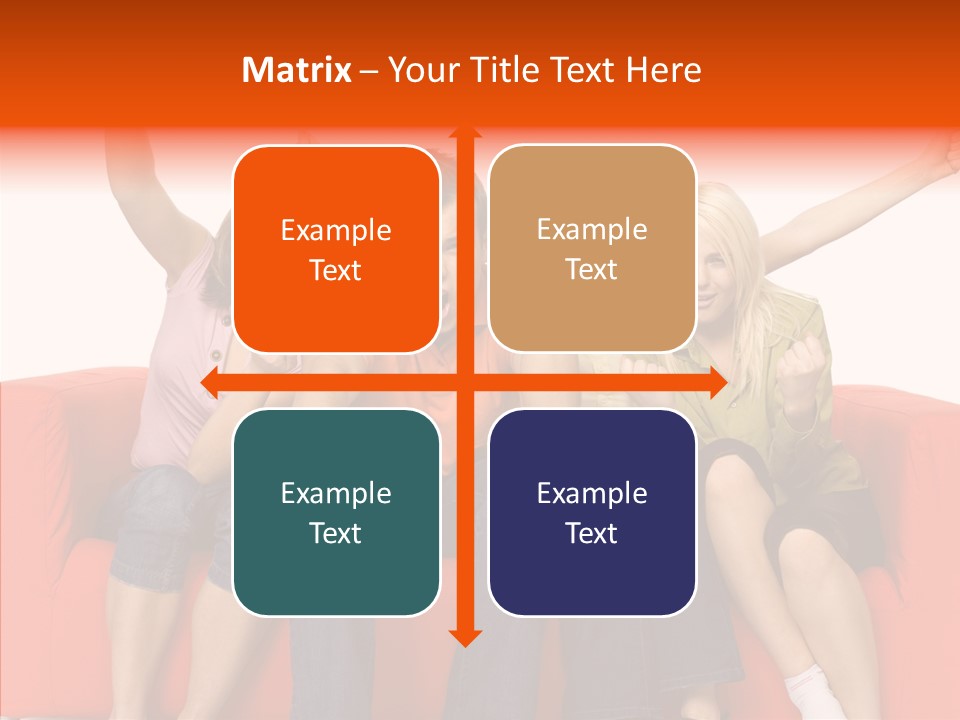 Viewers Happiness Laughing PowerPoint Template