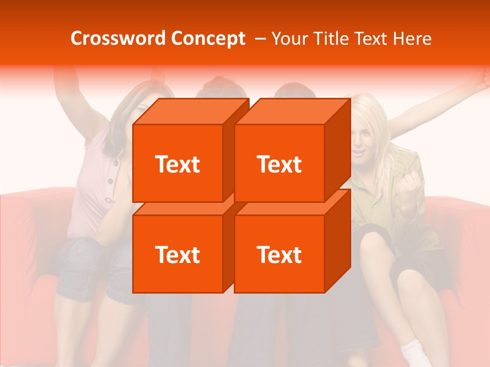 Viewers Happiness Laughing PowerPoint Template