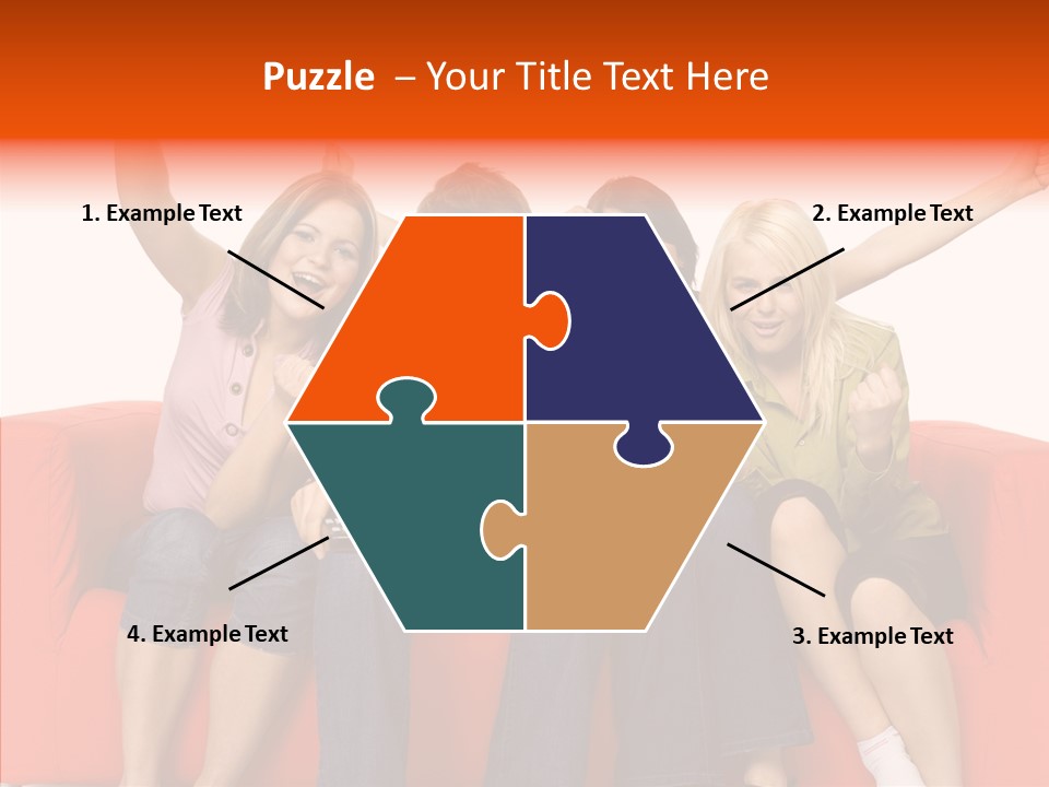 Viewers Happiness Laughing PowerPoint Template