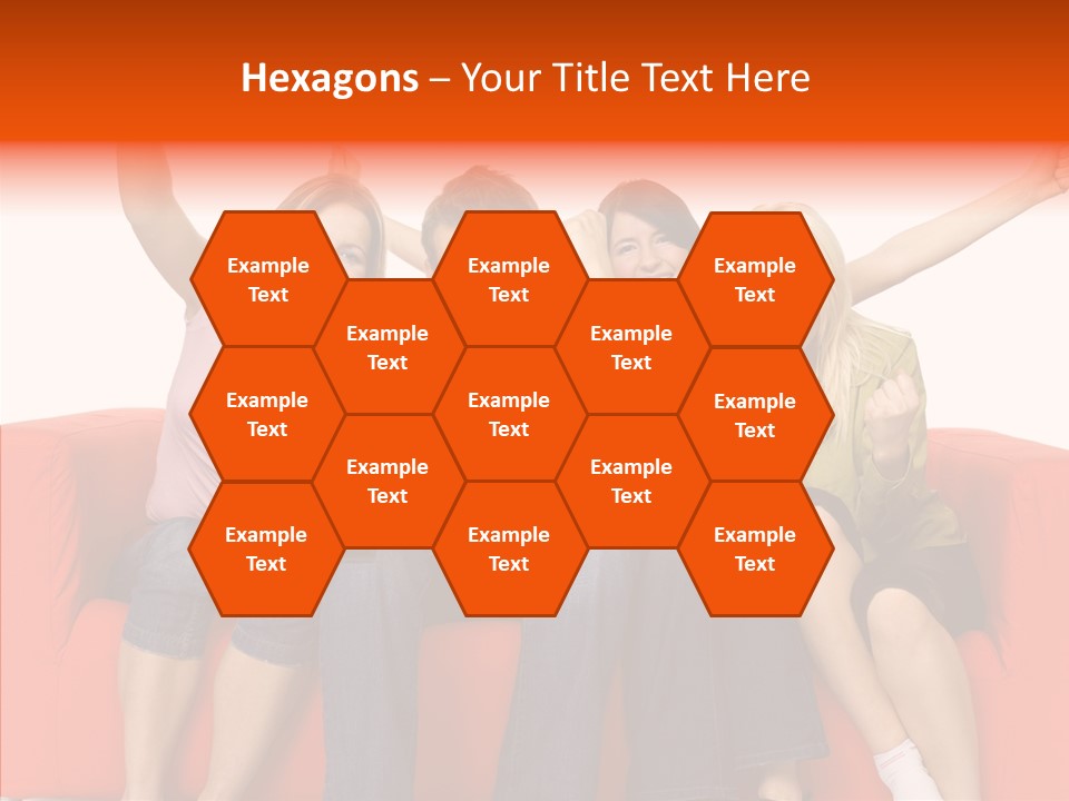 Viewers Happiness Laughing PowerPoint Template