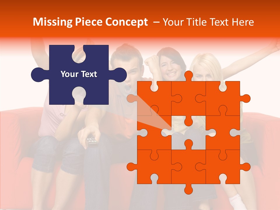 Viewers Happiness Laughing PowerPoint Template